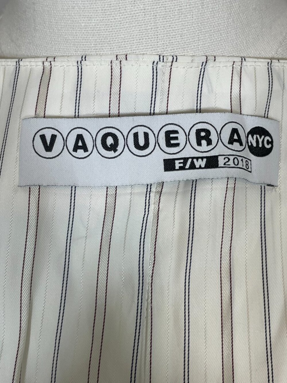 Vaquera NYC Runway F/W 2018 Cropped Corduroy Vest Size L - Picture 4 of 5